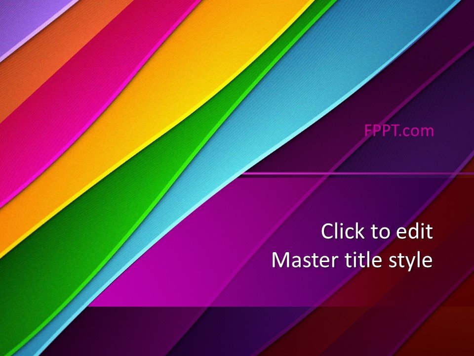 Detail Ppt Background Colorful Nomer 13