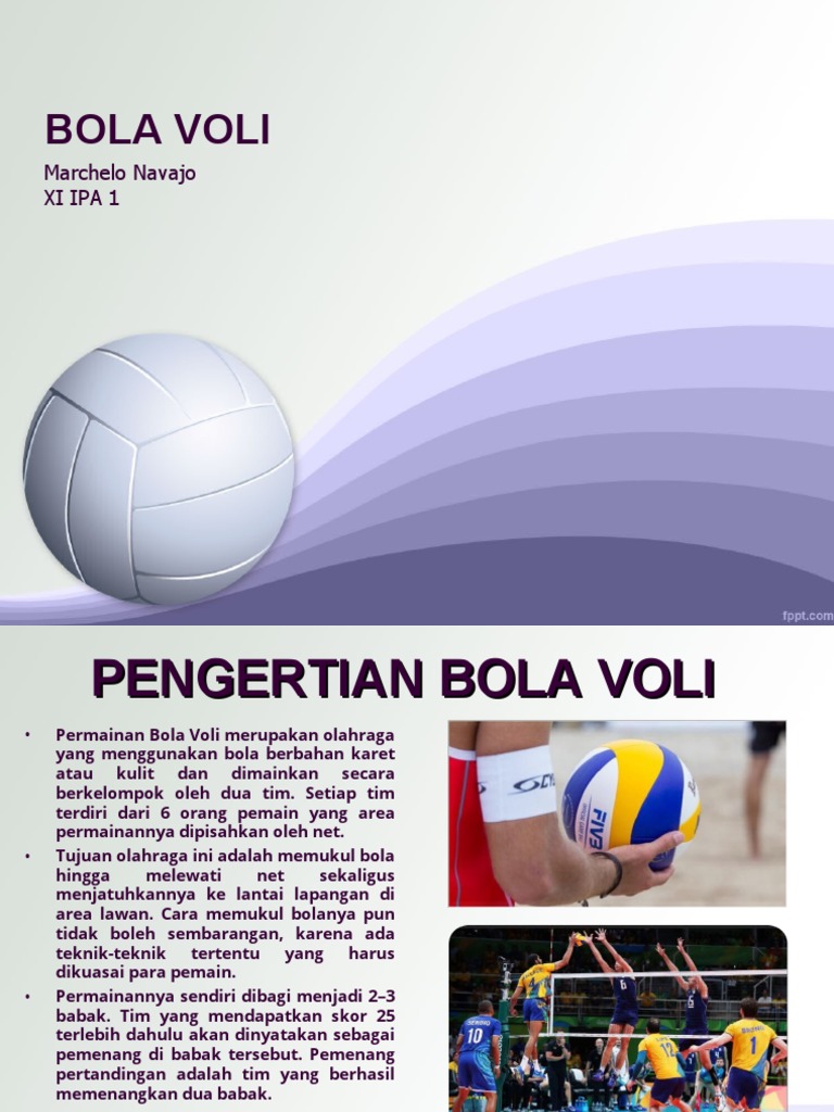 Detail Ppt Bola Voli Nomer 46