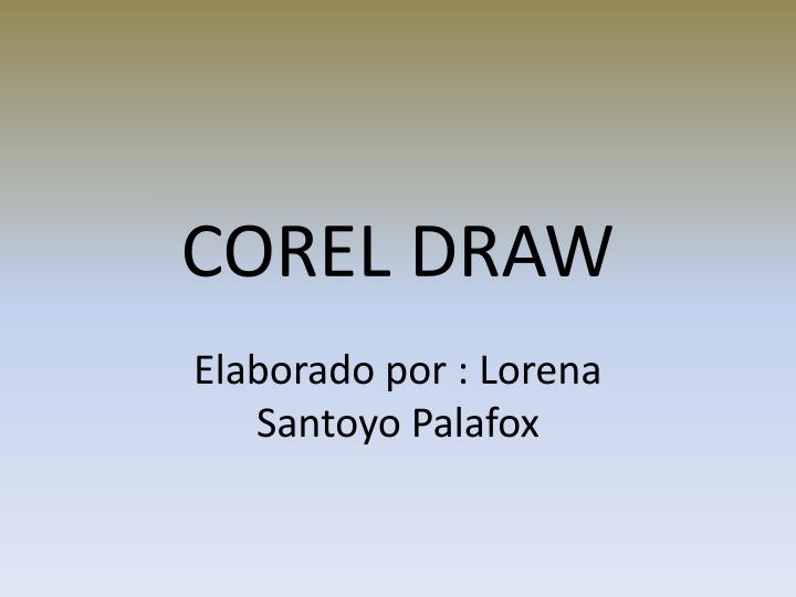 Detail Ppt Corel Draw Nomer 9