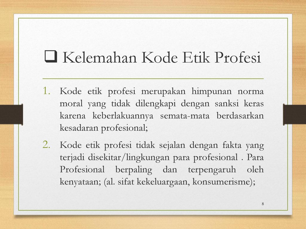 Detail Ppt Etika Profesi Nomer 28