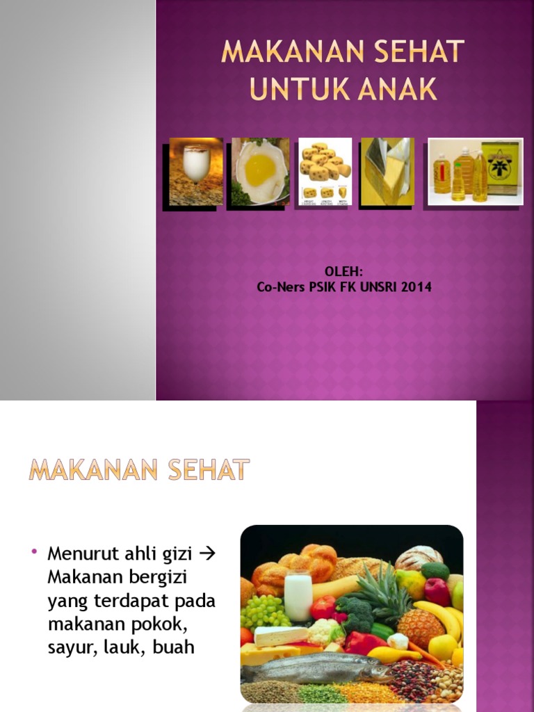 Detail Ppt Makanan Sehat Nomer 7