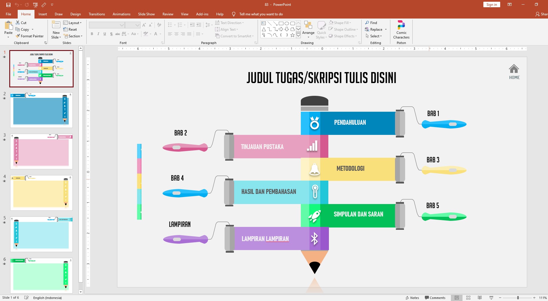 Detail Ppt Menarik Dan Kreatif Nomer 21