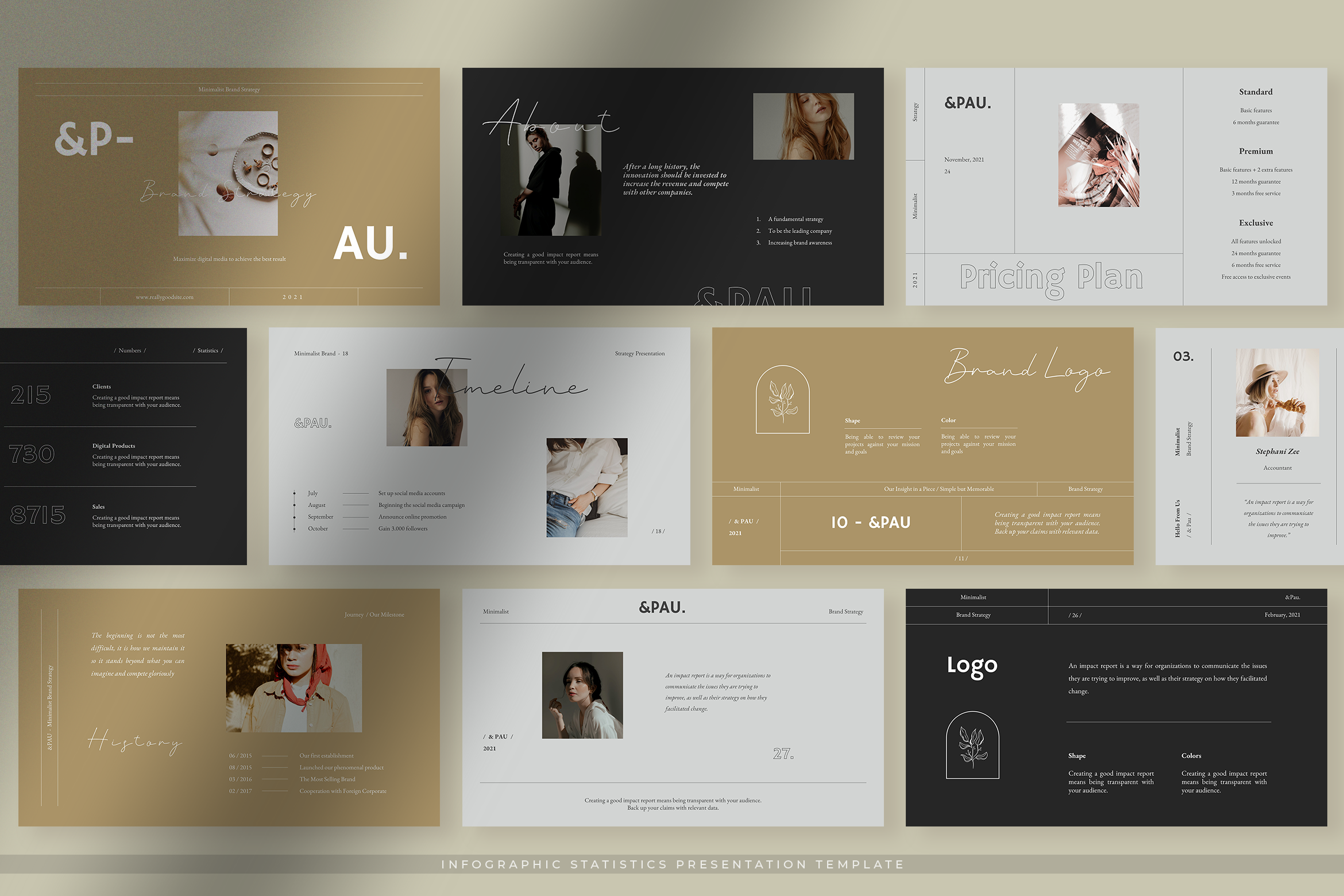 Detail Ppt Minimalist Nomer 17