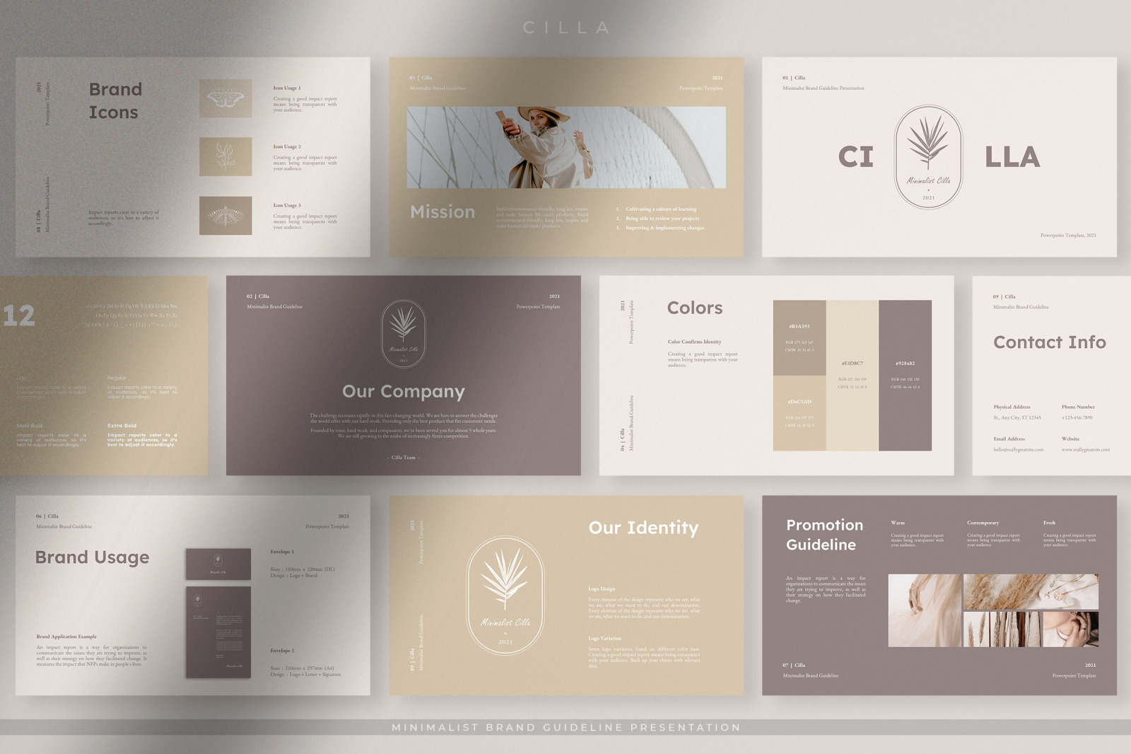 Detail Ppt Minimalist Nomer 5
