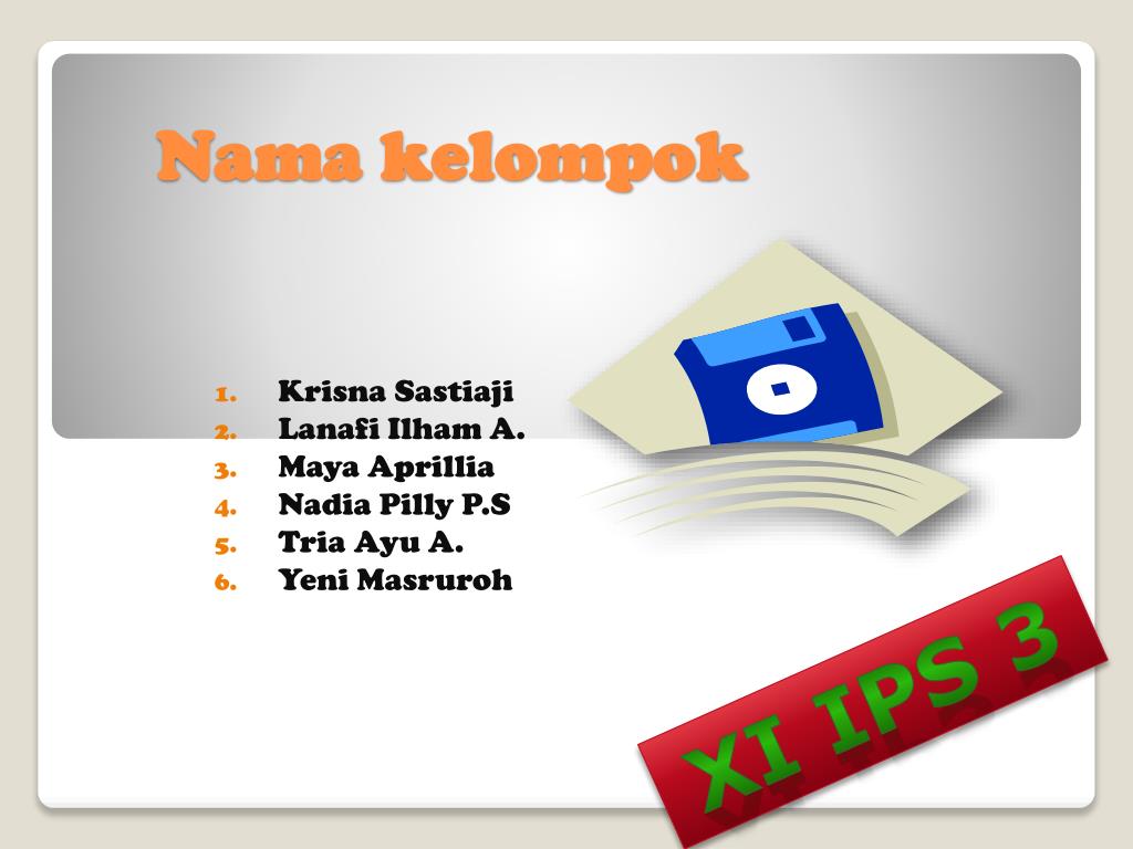 Ppt Nama Kelompok - KibrisPDR