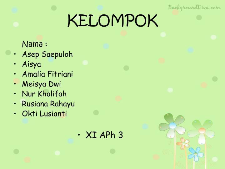 Detail Ppt Nama Kelompok Nomer 14