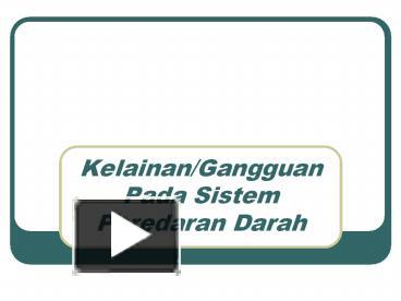 Detail Ppt Peredaran Darah Nomer 34