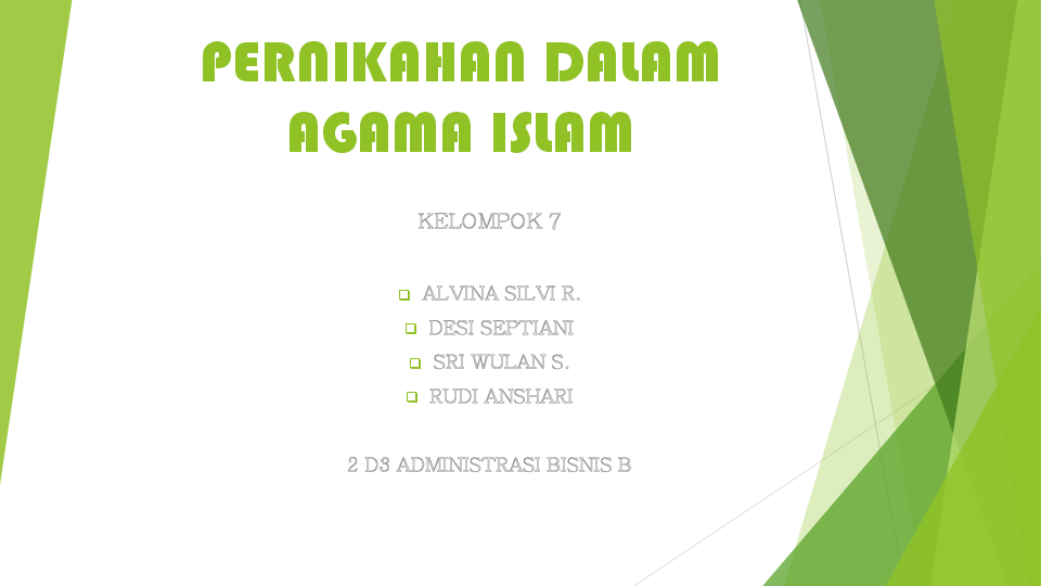 Ppt Pernikahan Dalam Islam - KibrisPDR