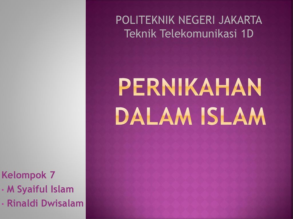 Detail Ppt Pernikahan Dalam Islam Nomer 3