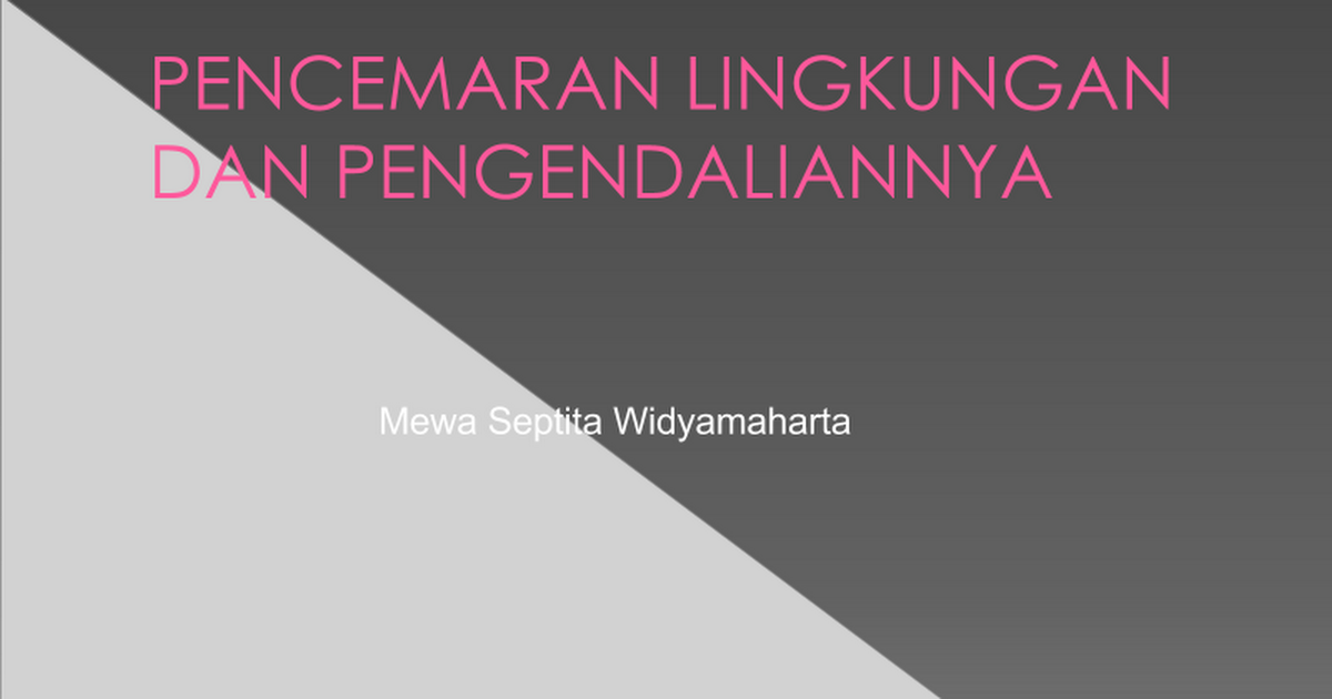 Detail Ppt Polusi Nomer 36