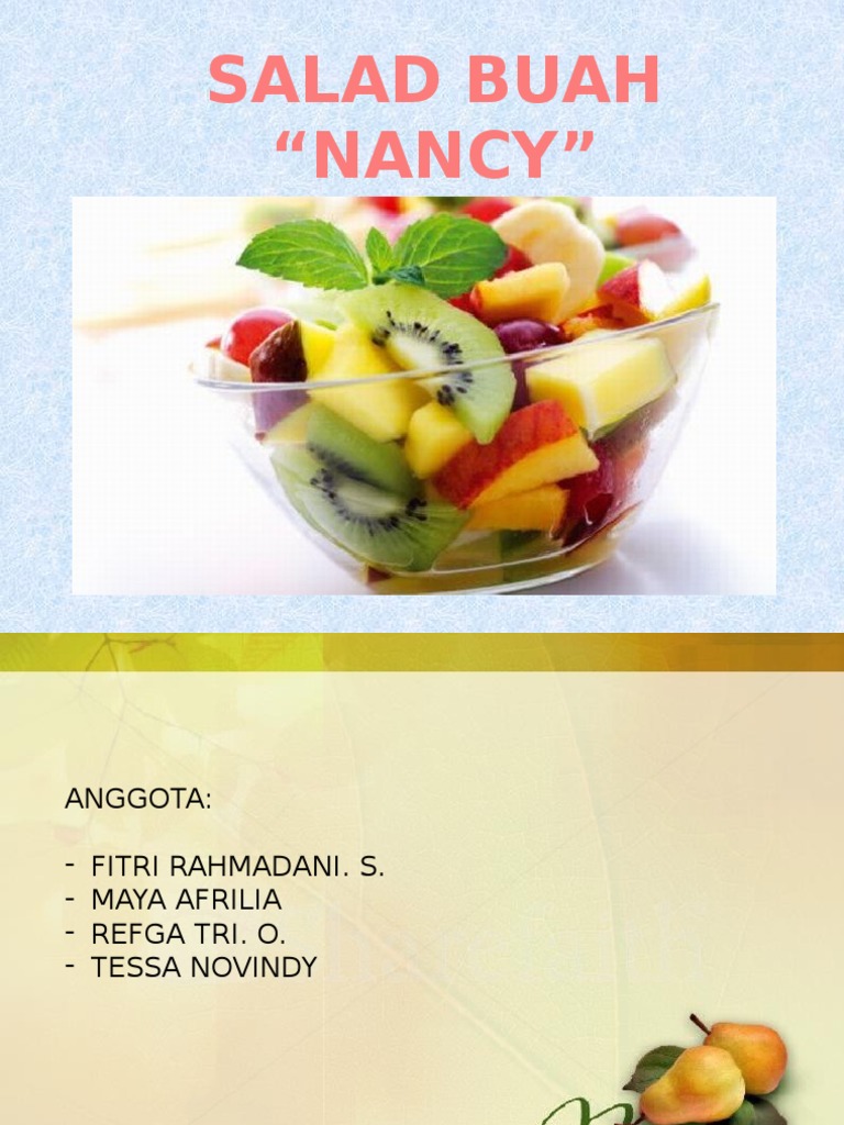Detail Ppt Salad Buah Nomer 24