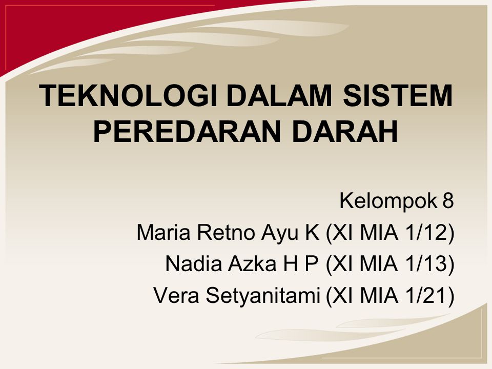 Detail Ppt Sistem Peredaran Darah Nomer 25