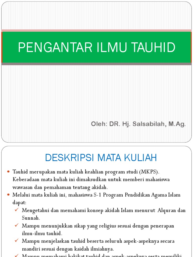 Detail Ppt Tauhid Nomer 30