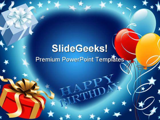 Detail Ppt Template Birthday Nomer 26