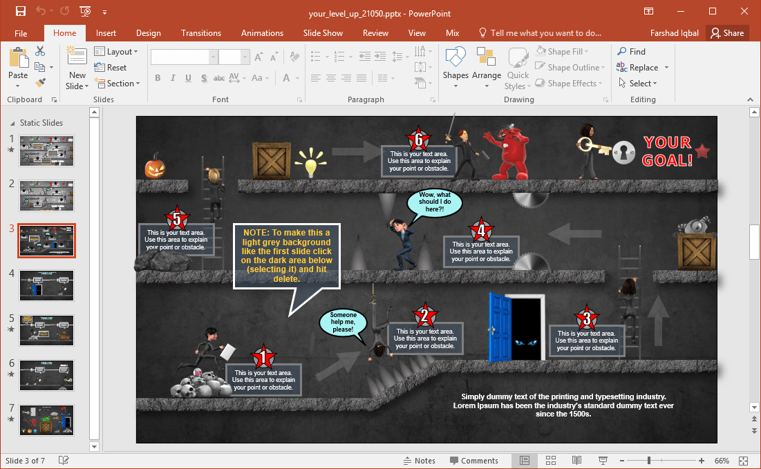 Detail Ppt Template Game Nomer 28