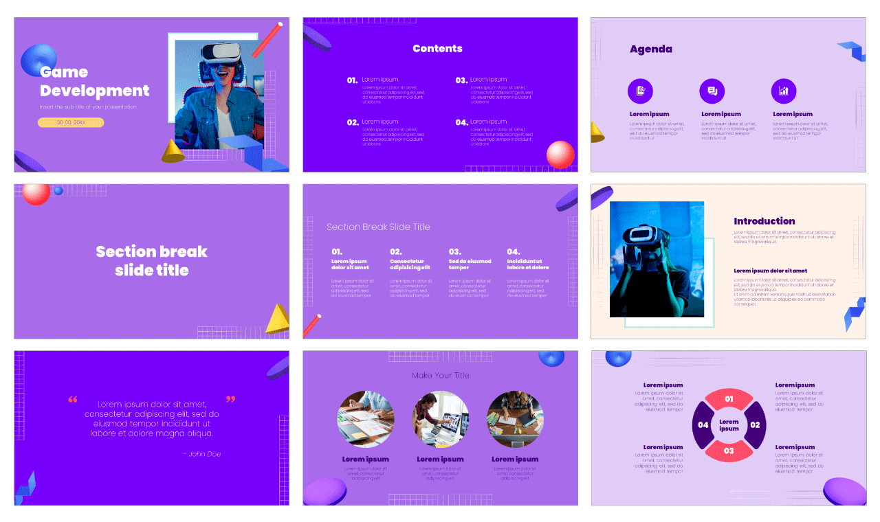 Detail Ppt Template Game Nomer 50
