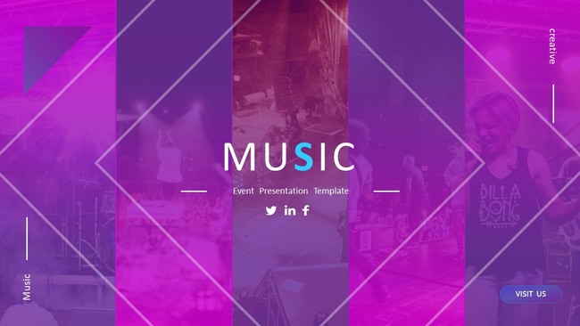 Detail Ppt Template Music Nomer 48