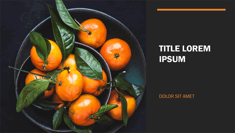 Detail Ppt Template Orange Nomer 39