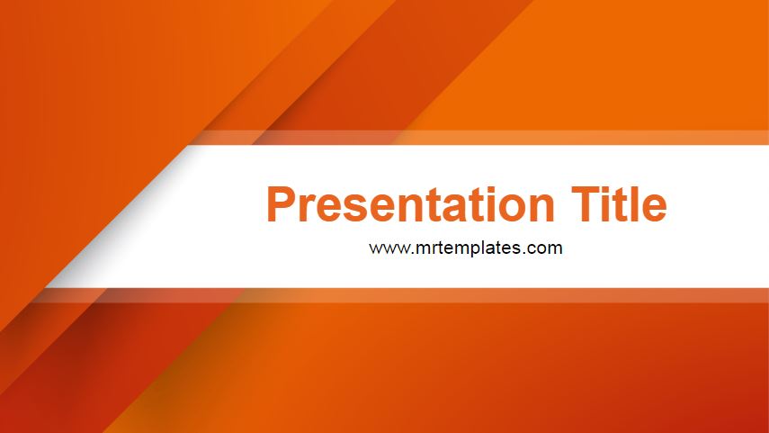 Detail Ppt Template Orange Nomer 10