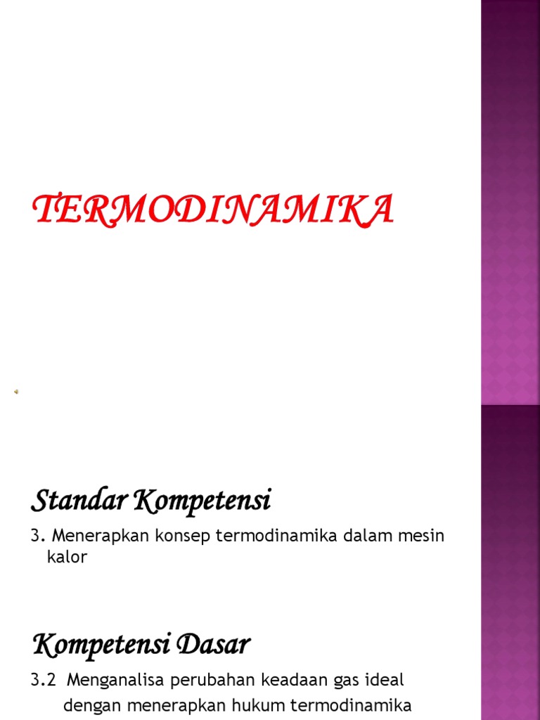 Detail Ppt Termodinamika Kelas Xi Nomer 18