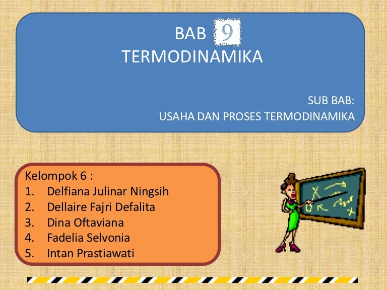 Detail Ppt Termodinamika Kelas Xi Nomer 29
