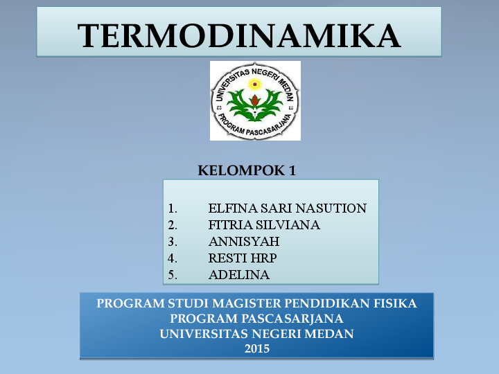 Detail Ppt Termodinamika Kelas Xi Nomer 38