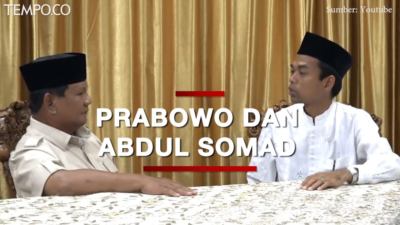 Detail Prabowo Abdul Somad Gambar Nomer 46