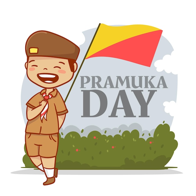 Detail Pramuka Vector Nomer 32