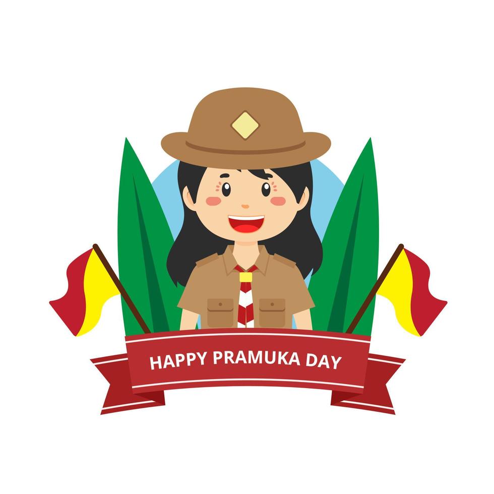 Detail Pramuka Vector Nomer 8