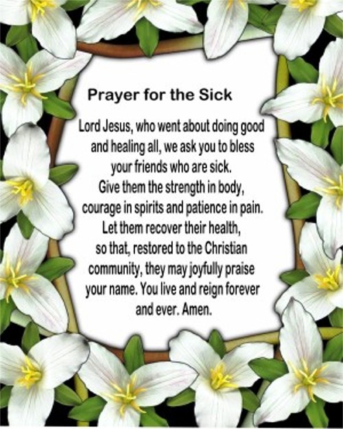 Detail Prayer For The Sick Quotes Nomer 22