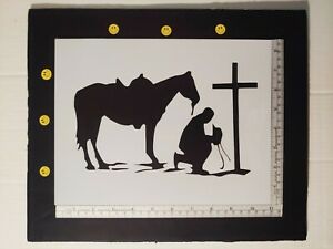 Detail Praying Cowboy And Horse Silhouette Nomer 37