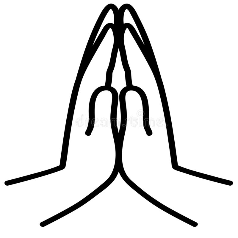 Detail Praying Hands Black And White Clipart Nomer 25