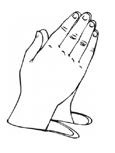 Detail Praying Hands Clip Art Nomer 43