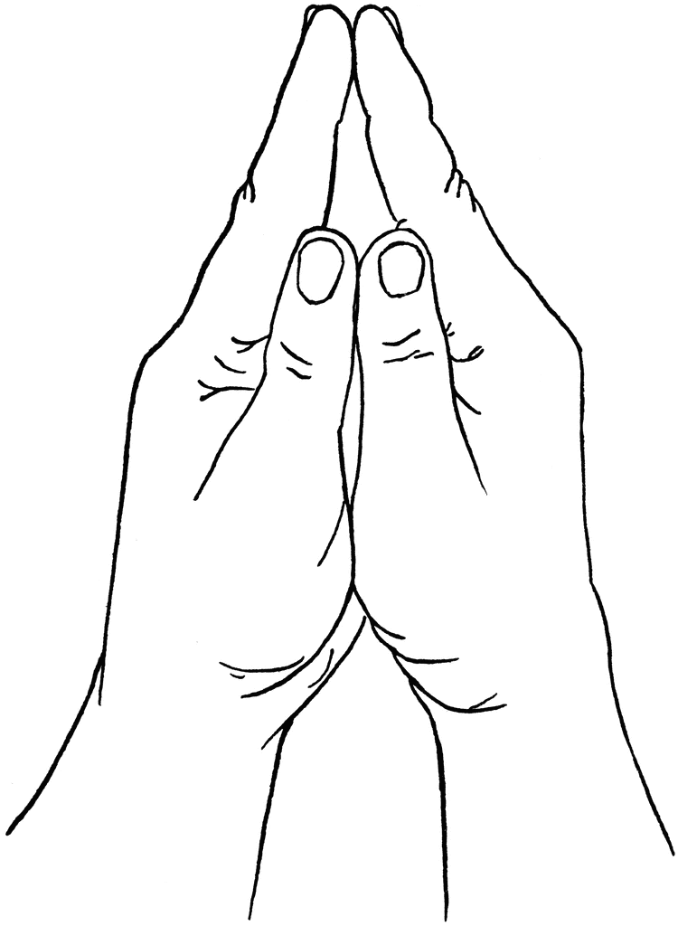 Detail Praying Hands Clip Art Free Nomer 36