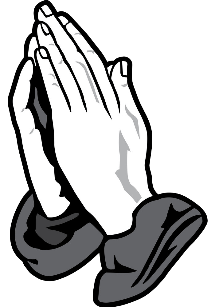Detail Praying Hands Clipart Transparent Background Nomer 3