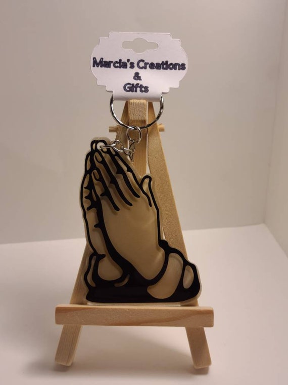 Detail Praying Hands Keychain Nomer 34