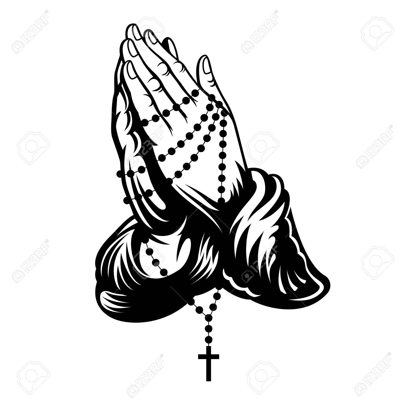 Detail Praying Hands Vector Art Free Nomer 19