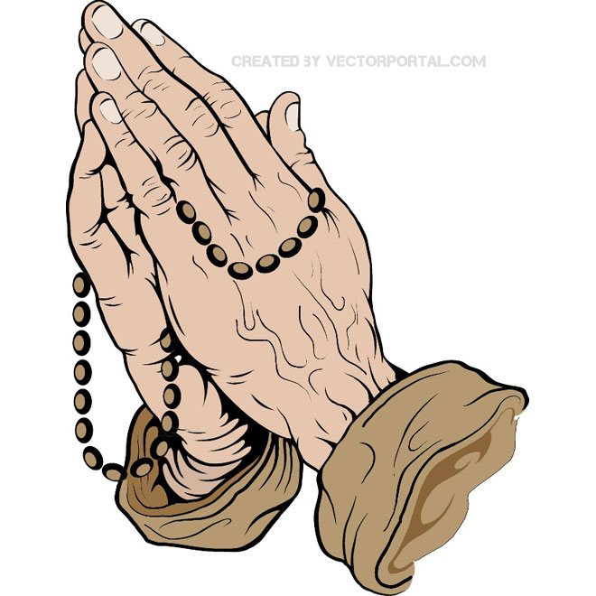 Detail Praying Hands Vector Art Free Nomer 8