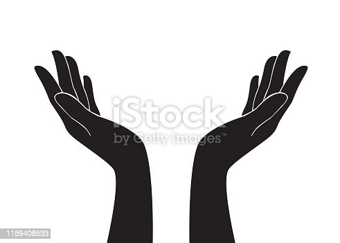 Detail Praying Hands Vector Free Nomer 21