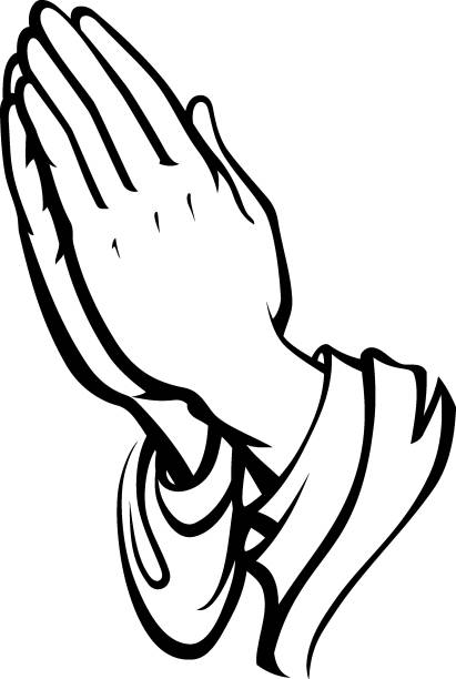 Detail Praying Hands Vector Free Nomer 26