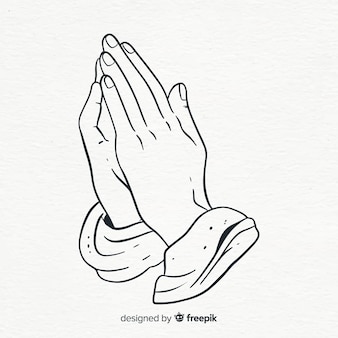 Detail Praying Hands Vector Free Nomer 28