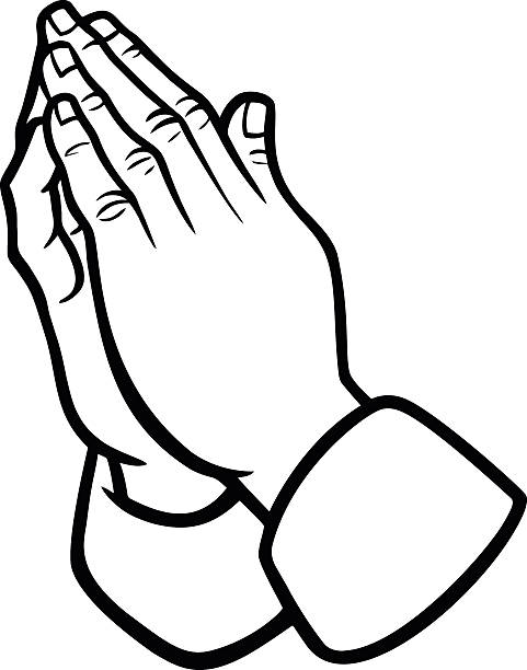 Detail Praying Hands Vector Free Nomer 4