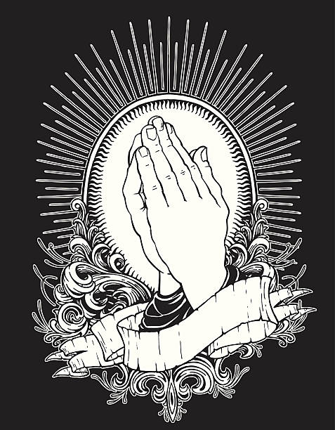 Detail Praying Hands Vector Free Nomer 46