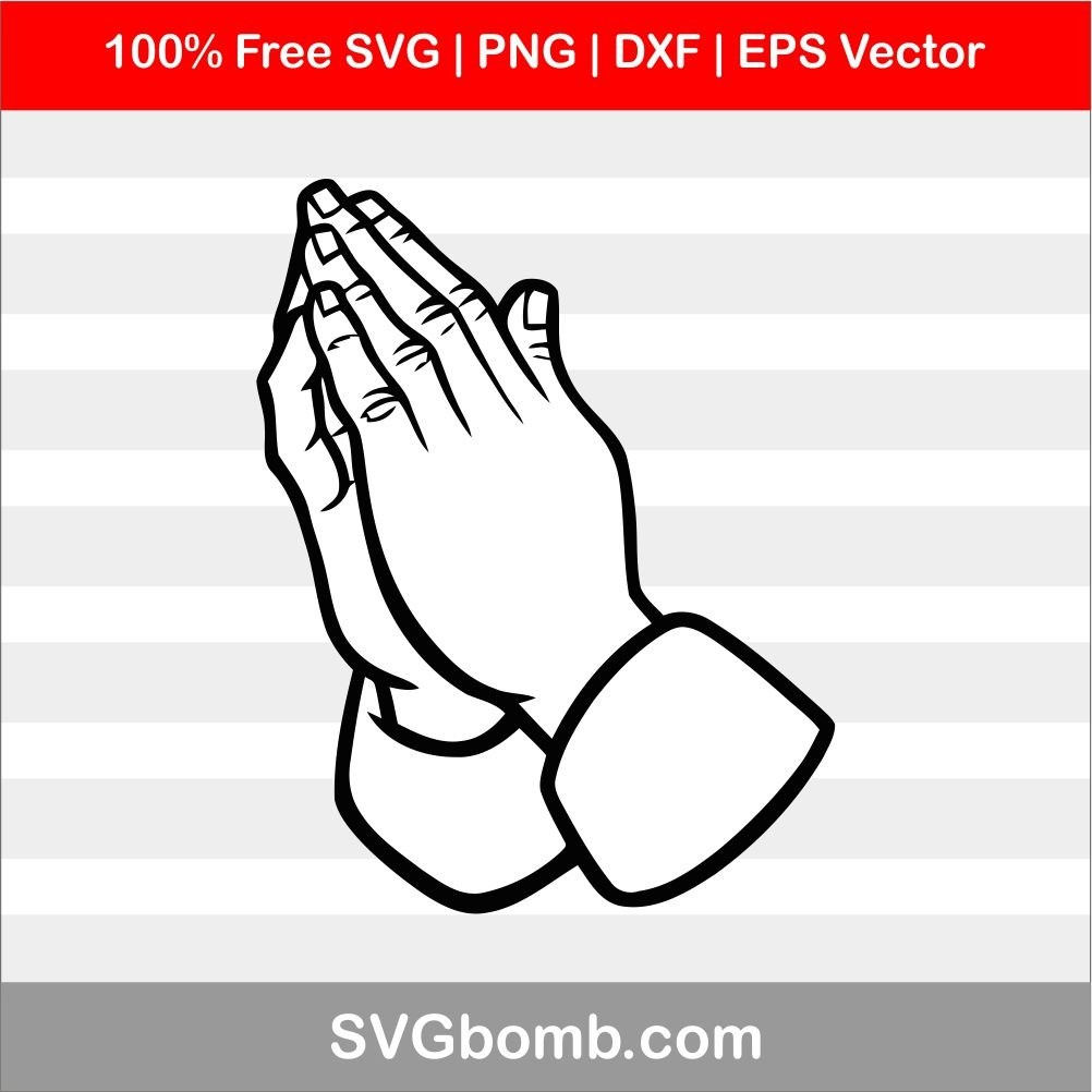 Detail Praying Hands Vector Free Nomer 48