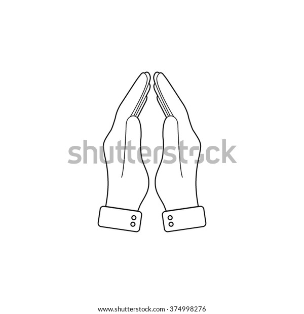 Detail Praying Hands Vector Free Nomer 53