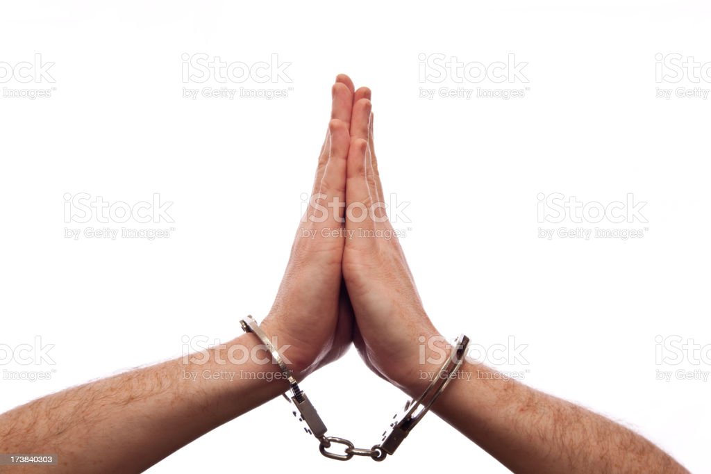 Detail Praying Hands With Handcuffs Nomer 4