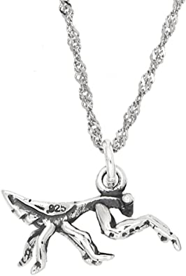 Detail Praying Mantis Necklace Nomer 21