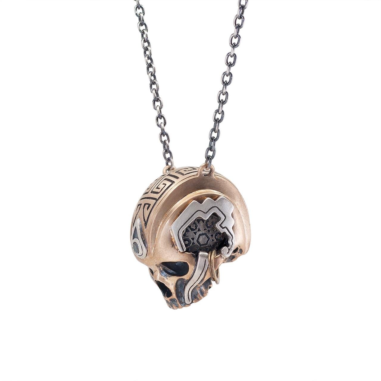 Detail Predator Skull Necklace Nomer 35