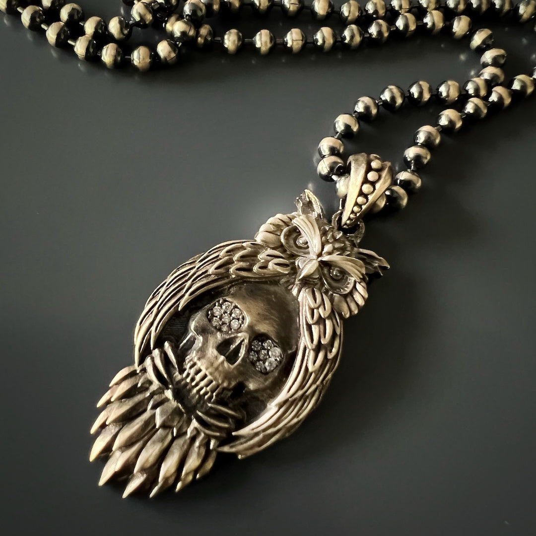 Detail Predator Skull Necklace Nomer 7