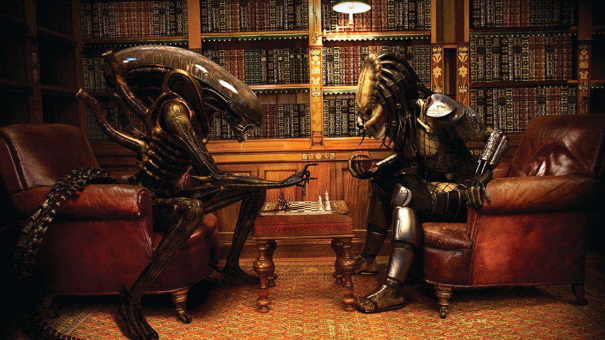 Detail Predator Vs Alien Chess Nomer 5